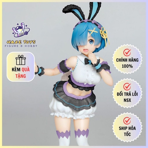 Mô Hình Rem, Re:Zero, Happy Easter Ver., Renewal - Precious Figure (Taito) Figure Chính Hãng Nhật Bản