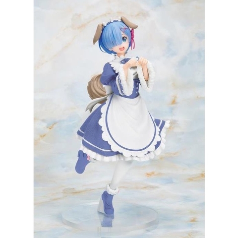 Mô Hình Rem - Re:zero Memory Snow Puppy Ver. Renewal Coreful Figure Chính Hãng (Taito)