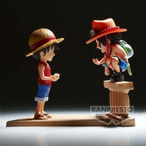 [Chính Hãng] Mô Hình One Piece - World Collectable Figure Log Stories Monkey D. Luffy & Portgas D. Ace (Banpresto)