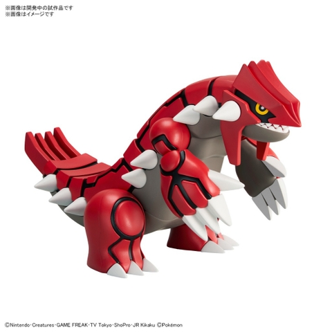 Mô hình Pokemon Plamo Collection 54 Groudon (Select Series) - Chính hãng Bandai Nhật Bản