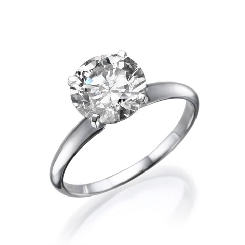 Parisian in White Gold Lab Grown 0.50ct F/VS2