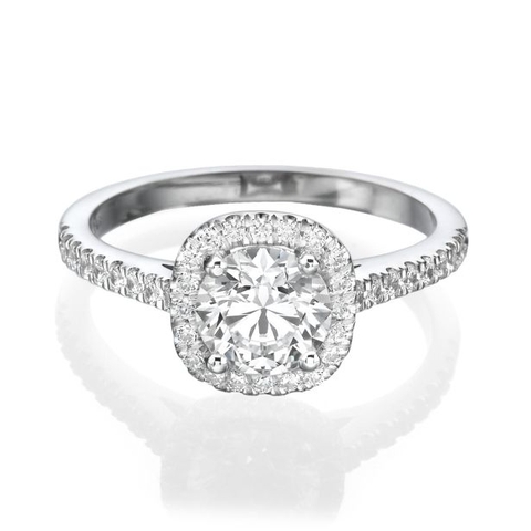New Mia in White Gold Lab Grown 0.50ct F/VS2 (1.20cttw)