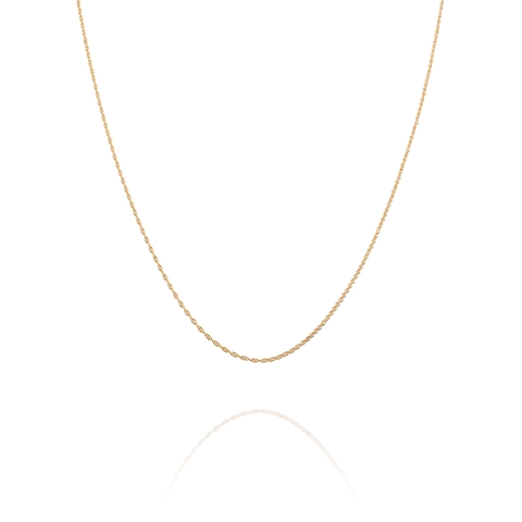 Dây chuyền -Trơn- Màu vàng (Rope Chain)