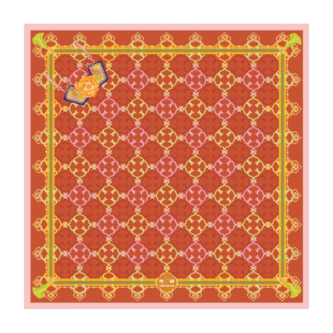 Khăn lụa Nét Tao Nhã Người Mãn Châu - Màu đồng (Manchurian Elegance)