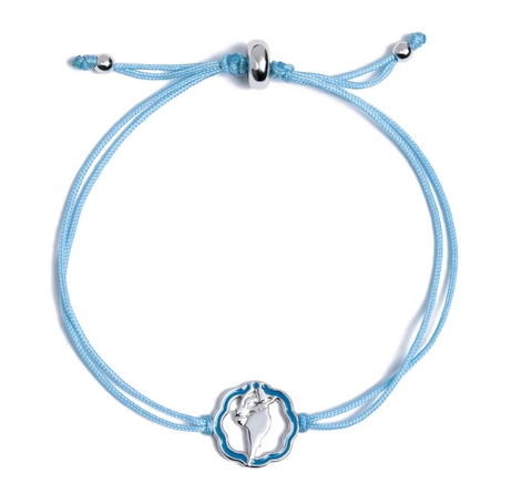 Vòng tay dây nylon - Vũ công xanh (Joyous Dancer)