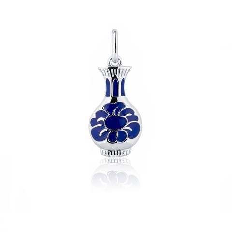 Phụ kiện trang sức (Charm trang trí) - (Porcelain Grace Silver)