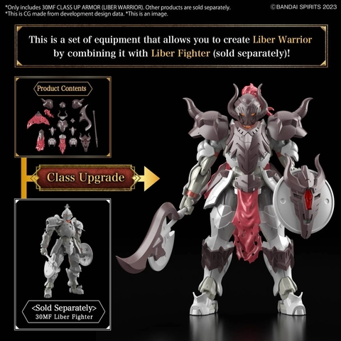Mô Hình Lắp Ráp 30MF Bộ Phụ Kiện CLASS UP ARMOR (LIBER WARRIOR) của Bandai Nhật Bản
