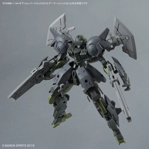 Mô Hình Lắp Ráp Phụ Kiện 30MM 1/144 OPTION PARTS SET 23 (FULL ARMOR UNIT 2) của Bandai Nhật Bản