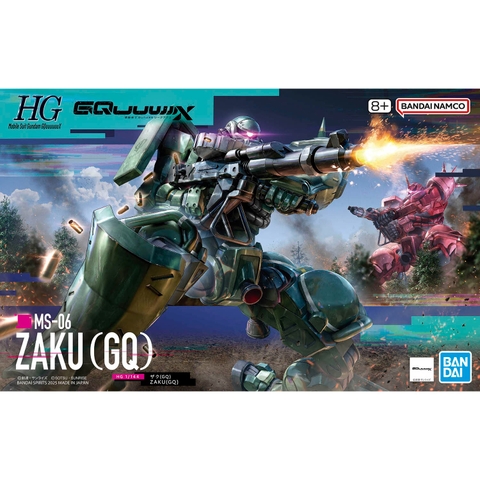 Mô Hình Lắp Ráp Gundam HG GQ 1/144 Zaku của Bandai Nhật Bản