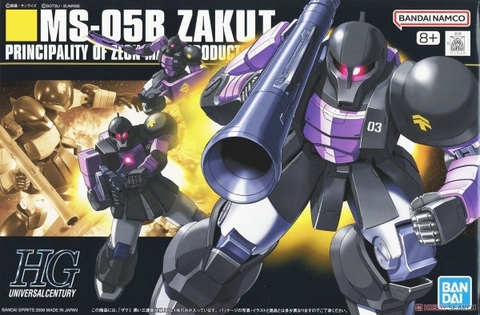 Mô Hình Lắp Ráp Gundam HGUC 1/144  BLACK TRI STARS của Bandai Nhật Bản