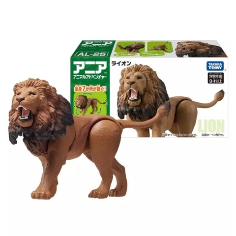 Mô hình sư tử Mô hình động vật cao cấp ANIA AL-25 Lion 919339 Fullbox Chính hãng TakaraTomy