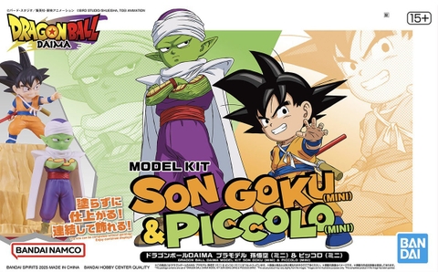 Mô Hình Lắp Ráp DRAGON BALL DAIMA MODEL KIT SON GOKU (MINI) & PICCOLO (MINI) của Bandai Nhật Bản