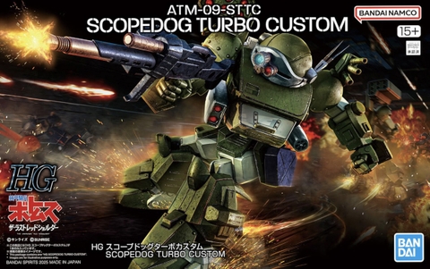 Mô Hình Lắp Ráp Gundam HG SCOPE DOG TURBO CUSTOM của Bandai Nhật bản