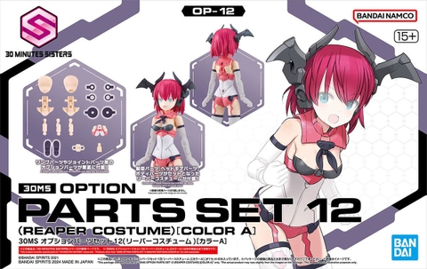 Mô Hình Lắp Ráp 30MS Phụ Kiện OPTION PARTS SET 12 - REAPER COSTUME- COLOR A của Bandai Nhật Bản