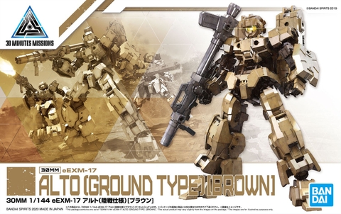 Mô hình Lắp Ráp  30MM 1/144 eEXM-17 ALTO(GROUND TYPE)[BROWN] của BANDAI Nhật