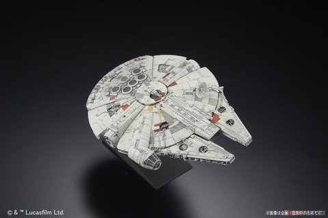 Mô Hình Lắp Ráp STAR WARS VEHICLE MODEL 006 MILLENNIUM FALCON của Bandai Nhật Bản