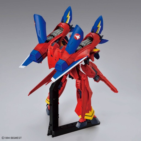 Mô hình Lắp Ráp HG 1/100 VF-19 CUSTOM FIRE VALKYRIE WITH SOUND BOOSTER Chính Hãng Bandai