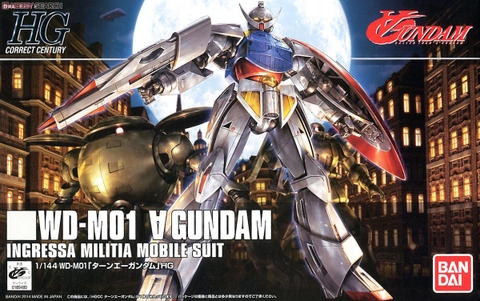 Mô Hình Lắp Ráp Gundam HGCC 1/144 Turn A GUNDAM của Bandai Nhật Bản