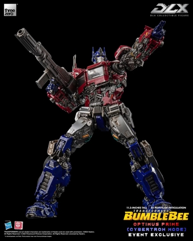 Mô Hình Ráp Sẵn Threezero Transformers: Bumblebee DLX Optimus Prime (Cybertron Mode) – bản Event Exclusive của Threezero
