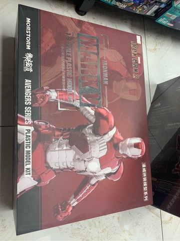 Iron Man lắp ráp plamo E model - MARK V (MK5) DELUXE