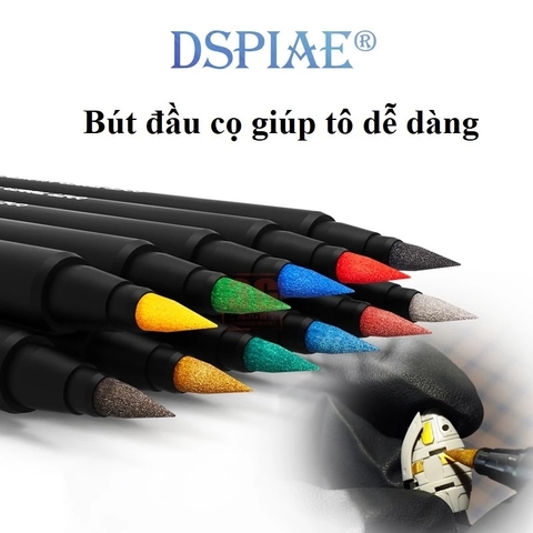 Dụng Cụ DSPIAE Gundam Marker Bút Sơn mô hình đầu cọ DSPIAE Đủ Màu Dòng MK MKM MKF