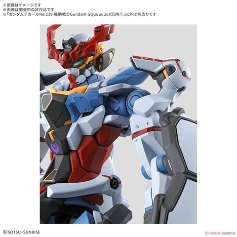 Decal GUNDAM DECAL 139 Mobile Suit Gundam GQuuuuuuX MULTI-USE 1 của Bandai Nhật bản