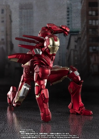 Mô Hình Ráp Sẵn S.H.Figuarts Iron Man Mark 7 - Avengers Assemble Edition của Bandai Nhật Bản