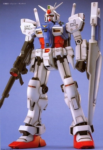 Mô Hình Lắp Ráp Gundam MG 1/100 GUNDAM GP01 Zephyranthes của Bandai Nhật bản
