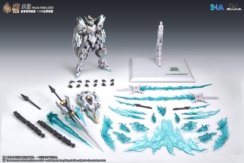 Mô Hình Lắp Ráp MG 1/100 YR-04 FIRE LORD (F.P.A.A) của SNAA (tặng kèm base, decal nước và bonus)
