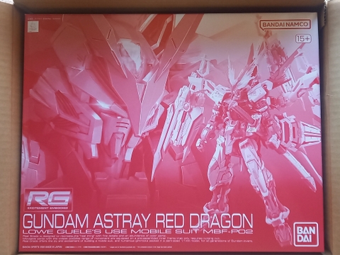 Mô Hình Lắp Ráp Gundam RG Gundam Astray Red Dragon Của P-Bandai Nhật Bản