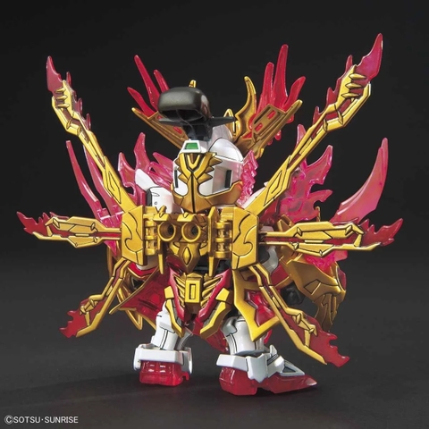 Mô Hình Lắp Ráp Gundam SD 033 Yan Huang Zhang Fei God Gundam Sangoku Soketsuden của Bandai Nhật bản