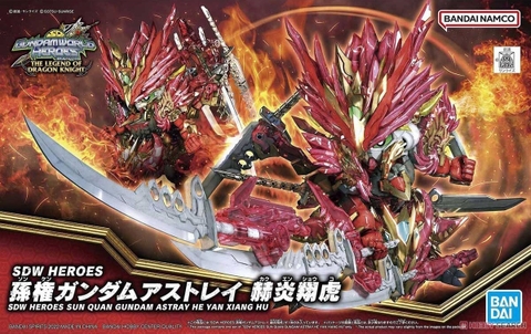 Mô Hình Lắp Ráp Gundam SDW HEROES SUN QUAN GUNDAM ASTRAY HE YAN XIANG HU của Bandai Nhật Bản