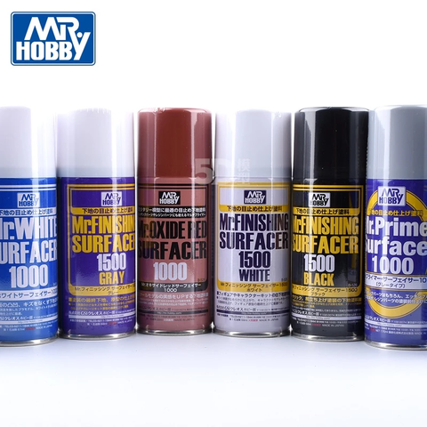 Bình xịt sơn lót mô hình Primer Spray B504 B505 B506 B511 B515 B518 B519 B526 B527 B529 B611 B612 của Mr Hobby