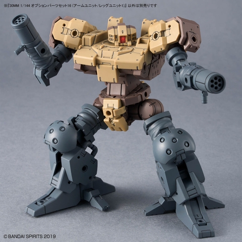Mô hình Lắp Ráp 30MM Bộ Phụ kiện 1/144 OPTION PARTS SET 16 (ARM UNIT/LEG UNIT 1) của Bandai Nhật Bản