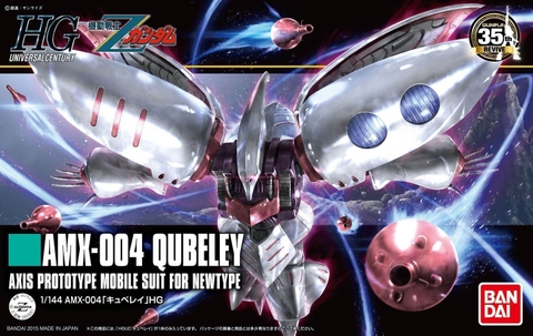 Mô Hình Lắp Ráp Gundam HG UC 1/144 AMX-004 Qubeley Revive của Bandai Nhật Bản