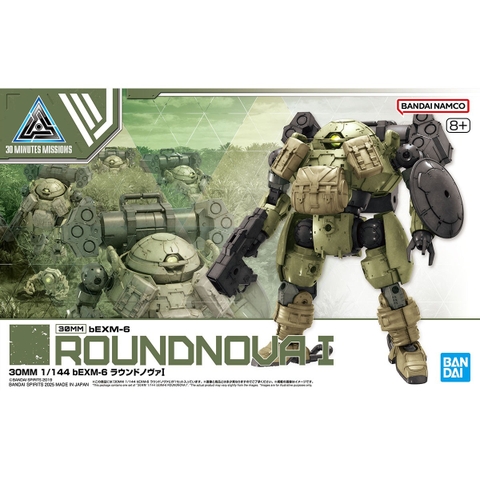 Mô Hình Lắp Ráp 30MM 1/144 bEXM-6 RoundNova 1 của Bandai Nhật Bản