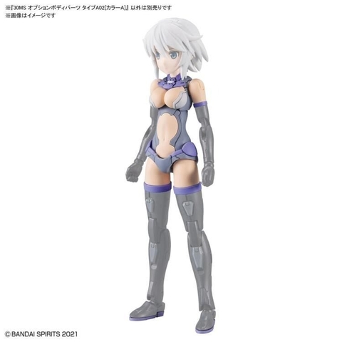 Mô Hình Lắp Ráp Bộ Phụ Kiện 30MS OPTION BODY PARTS TYPE A02 [COLOR A] của Bandai Nhật Bản