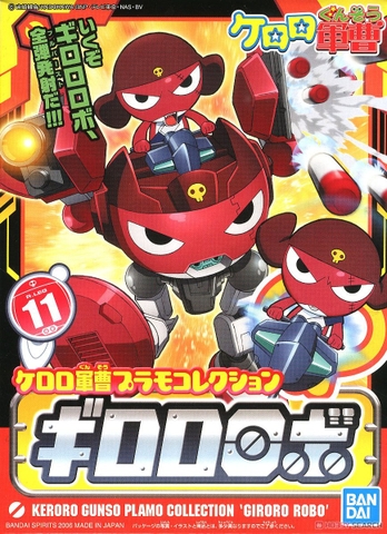 Mô Hình Lắp Ráp SERGENT KERORO PLAMO COLLECTION GIRORO ROBO của Bandai Nhật Bản