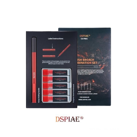 DỤNG CỤ DSPIAE - CS-PB01 - BỘ CHISEL GỒM CÁN VÀ 5 MŨI CHISEL