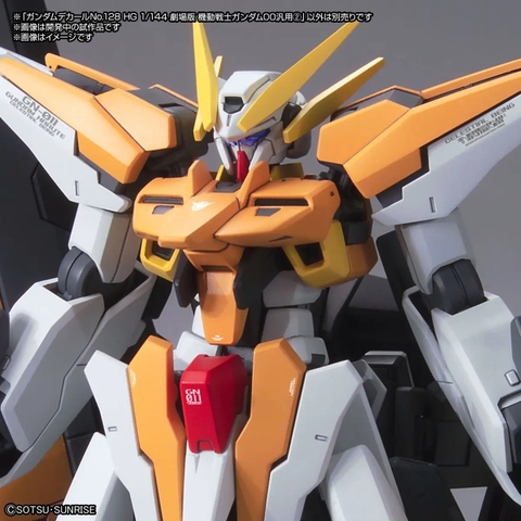 Decal Nước GUNDAM DECAL 127 MOBILE SUIT GUNDAM 00 the Movie MULTIUSE của Bandai Nhật Bản