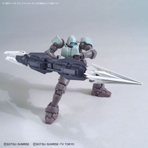 Mô Hình Gundam Bộ phụ kiện HG Saturnix Weapons Support Weapon của Bandai Nhật Bản