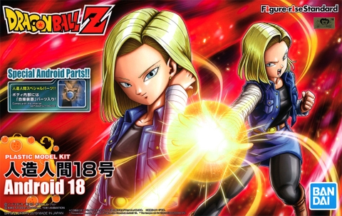 Mô Hình Lắp Ráp FRS Figure-rise Standard Android #18 (PKG renewal) của Bandai Nhật Bản