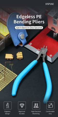 DỤNG CỤ MÔ HÌNH DSPIAE - Kìm ST-L - KÌM PHẲNG UỐN KIM LOẠI EDGELESS PE BENDING PLIERS Chính Hãng
