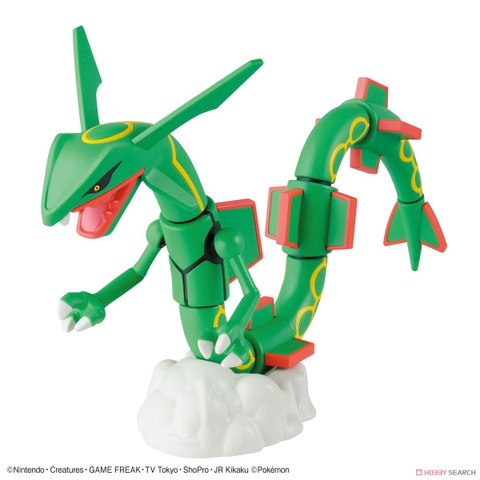 Mô hình Pokemon Plamo Collection 46 Rayquaza (Select Series) của Bandai Nhật Bản