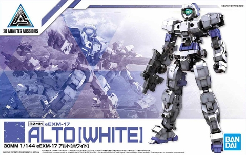 Mô Hình Lắp Ráp 30MM 1/144 eEXM-17 Alto - White của Bandai Nhật bản