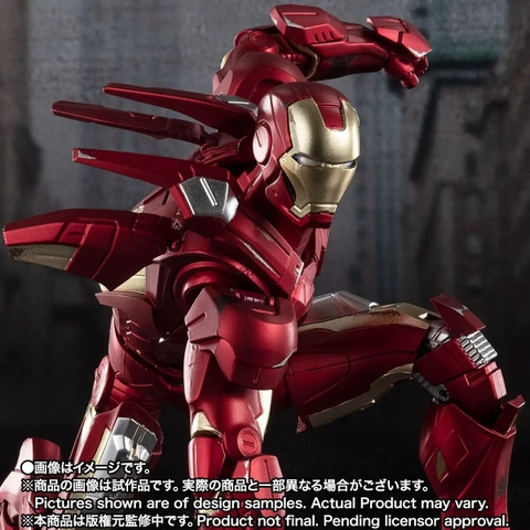 Mô Hình Ráp Sẵn S.H.Figuarts Iron Man Mark 7 - Avengers Assemble Edition của Bandai Nhật Bản