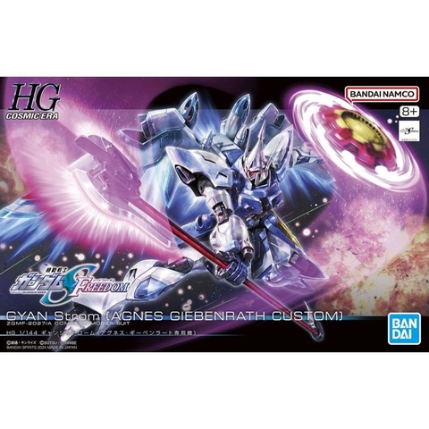 Mô Hình Lắp Ráp HG 1/144 GYAN Strom (AGNES GIEBENRATH CUSTOM) Chính Hãng Bandai