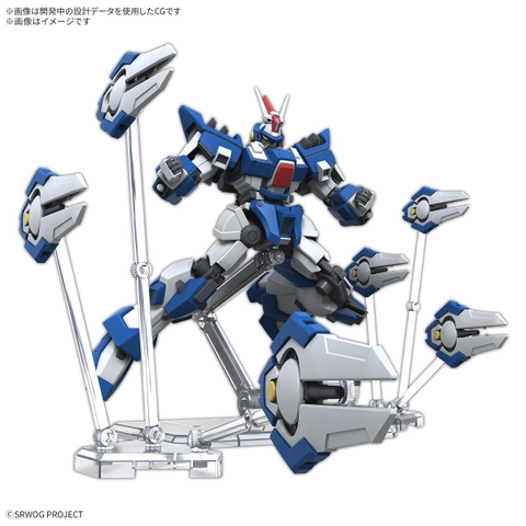 Mô Hình Lắp Ráp Gundam HG Super Robot Wars OG Ashsaviour của Bandai Nhật Bản