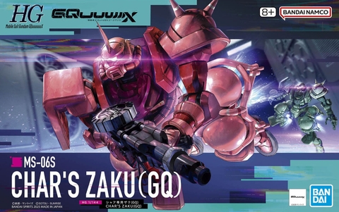 Mô Hình Lắp Ráp Gundam HG 1/144 CHAR'S ZAKU（GQ) của Bandai Nhật Bản