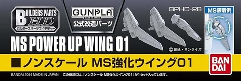 Mô Hình Lắp Ráp Gundam Bộ Phụ Kiện BUILDERS PARTS HD MS WING 01 của Bandai Nhật Bản